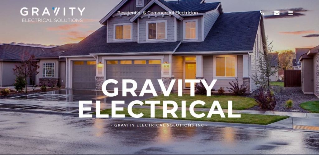 Gravity Electrical Solutions' Homepage