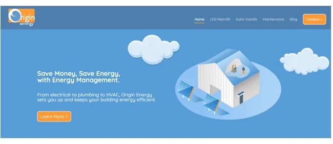 Origin Electrical and Energy Management's Homepage