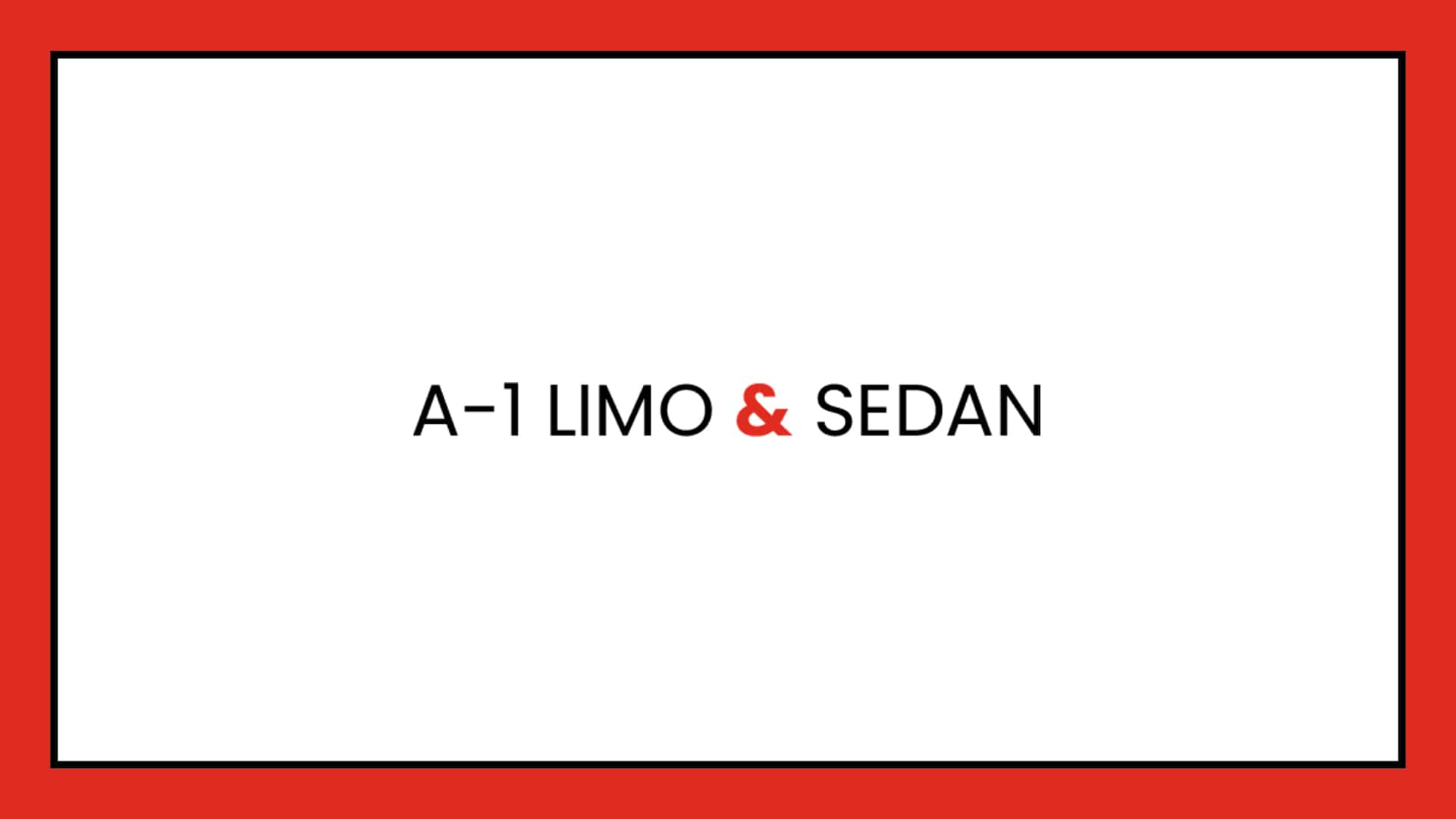 A-1 Limo & Sedan's Banner