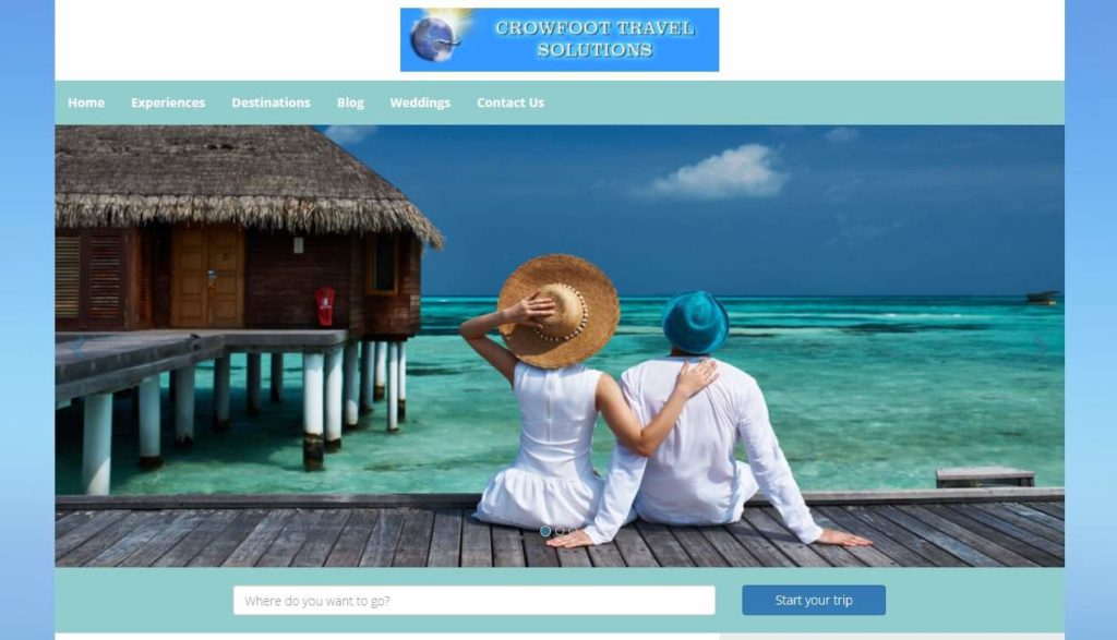 Crowfoot Travel Solutions' Homepage