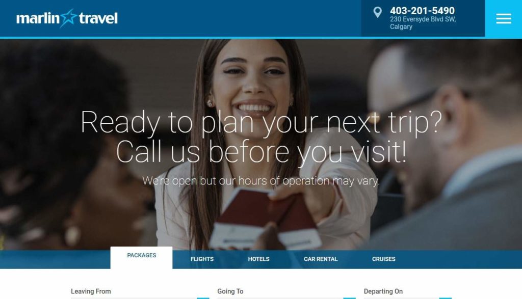 Marlin Travel's Homepage