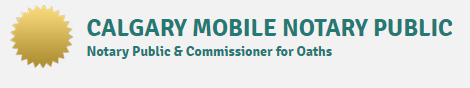 Calgary Mobile Notary Public's Logo