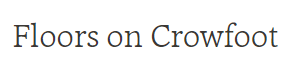 Floors on Crowfoot's Logo