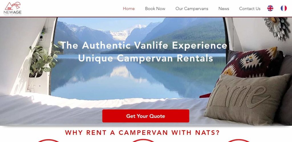 New Age Travel and Services' Homepage