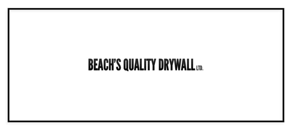 Beach’s Quality Drywall's Banner