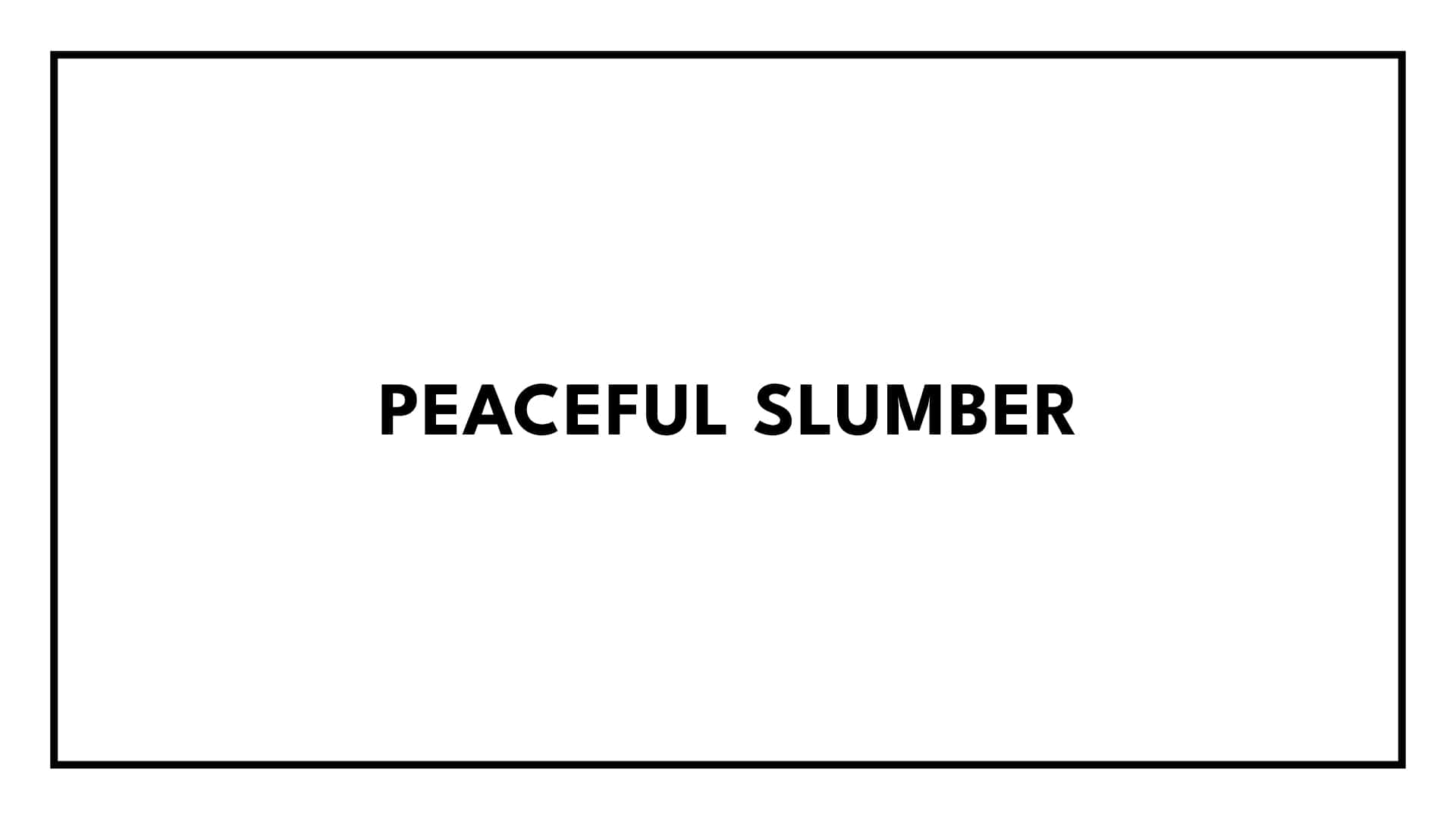 Peaceful Slumber's Banner