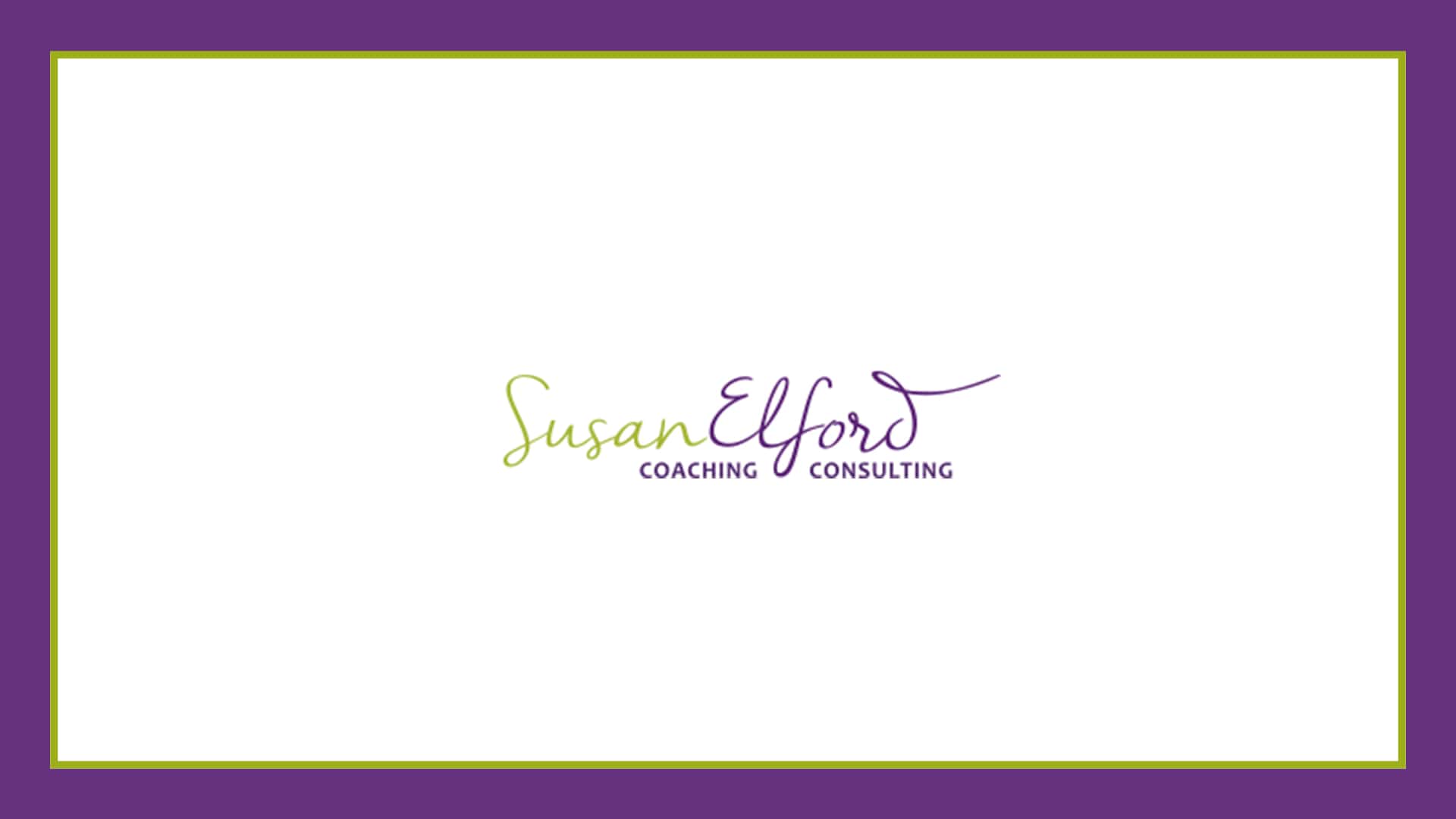 Susan Elford Coaching & Consulting's Banner