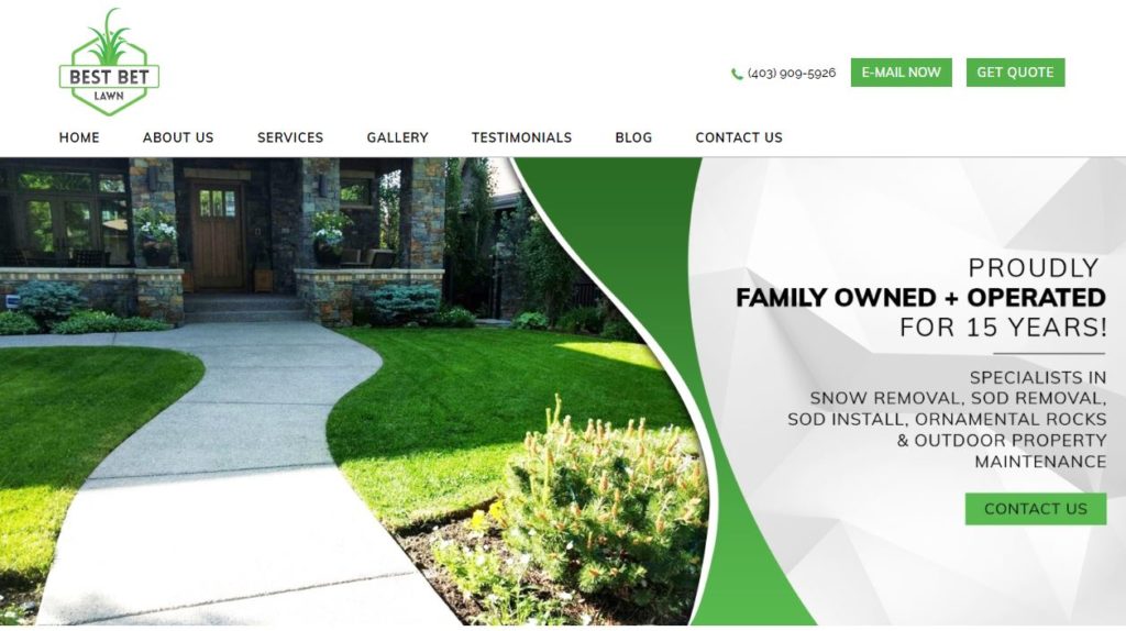 Best Bet Lawn's Homepage