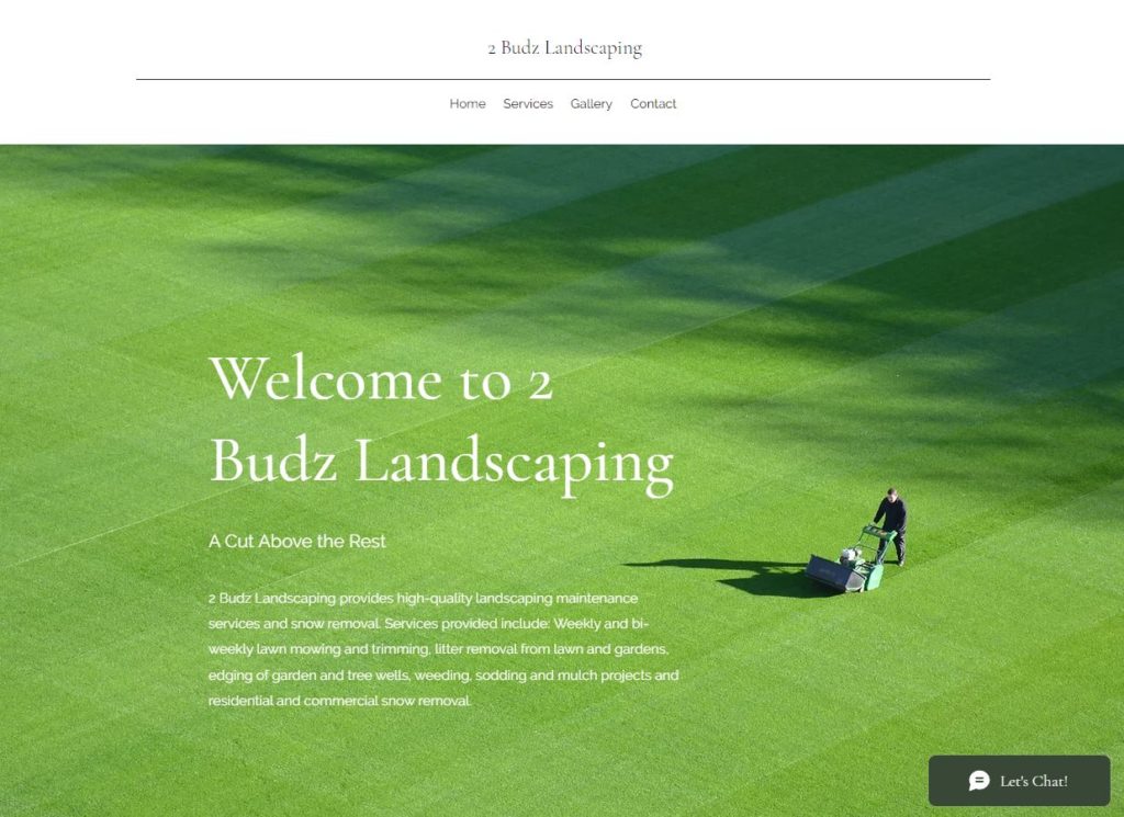 2 Budz Landscaping's Homepage