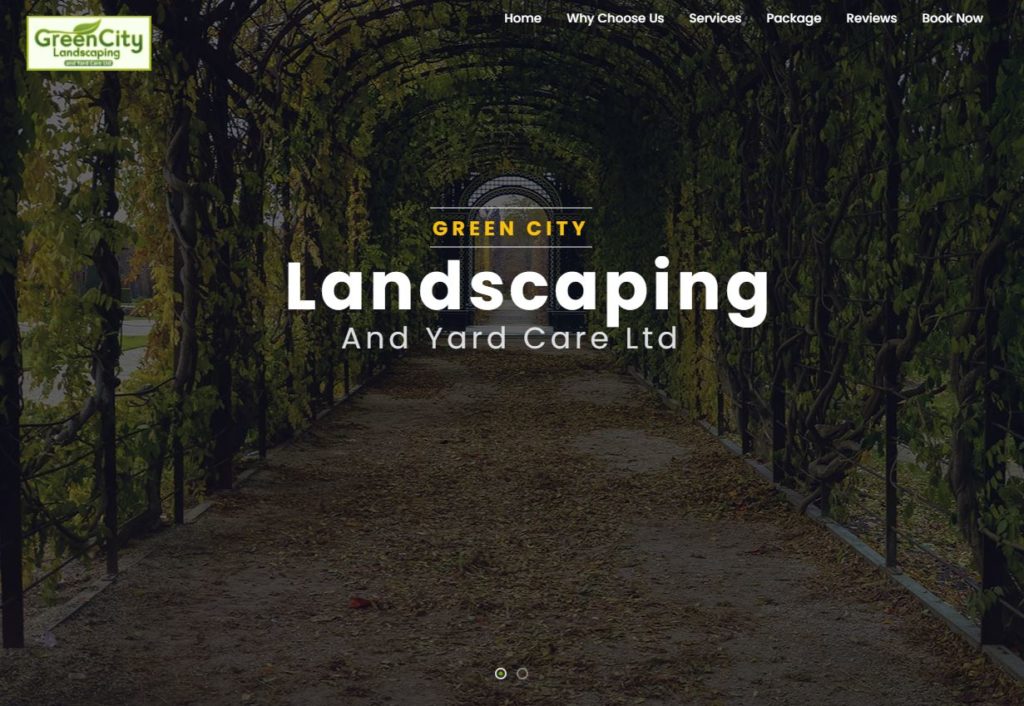 GREEN CITY LANDSCAPING & YARD CARE LTD.'s Homepage