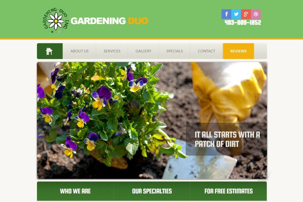 Gardening Duo's Homepage