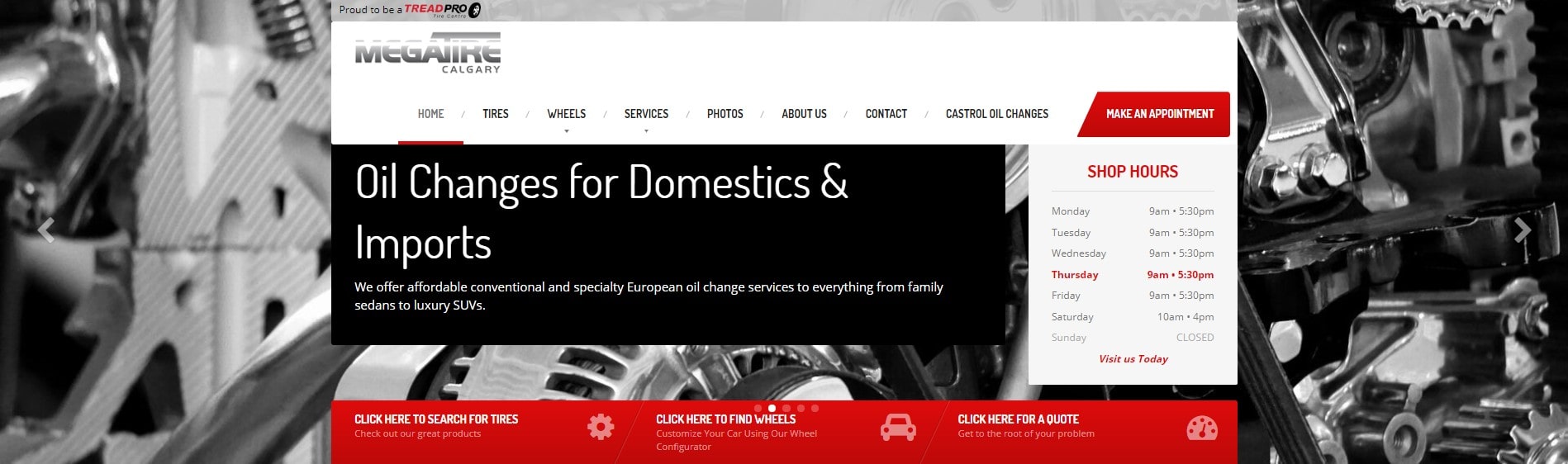 Mega Tire Calgary's Homepage