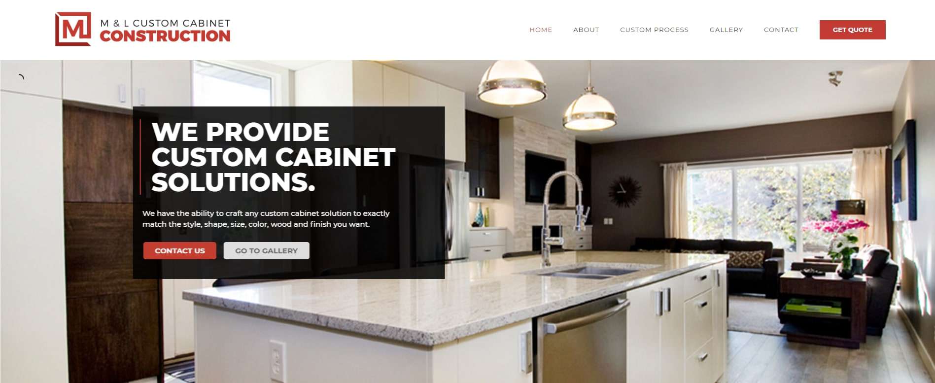 M&L Custom Cabinet Construction's Homepage