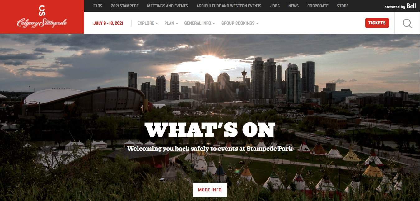 Calgary Stampede's Homepage