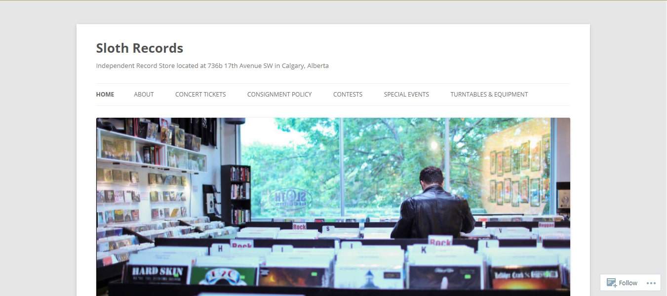 Sloth Records' Homepage