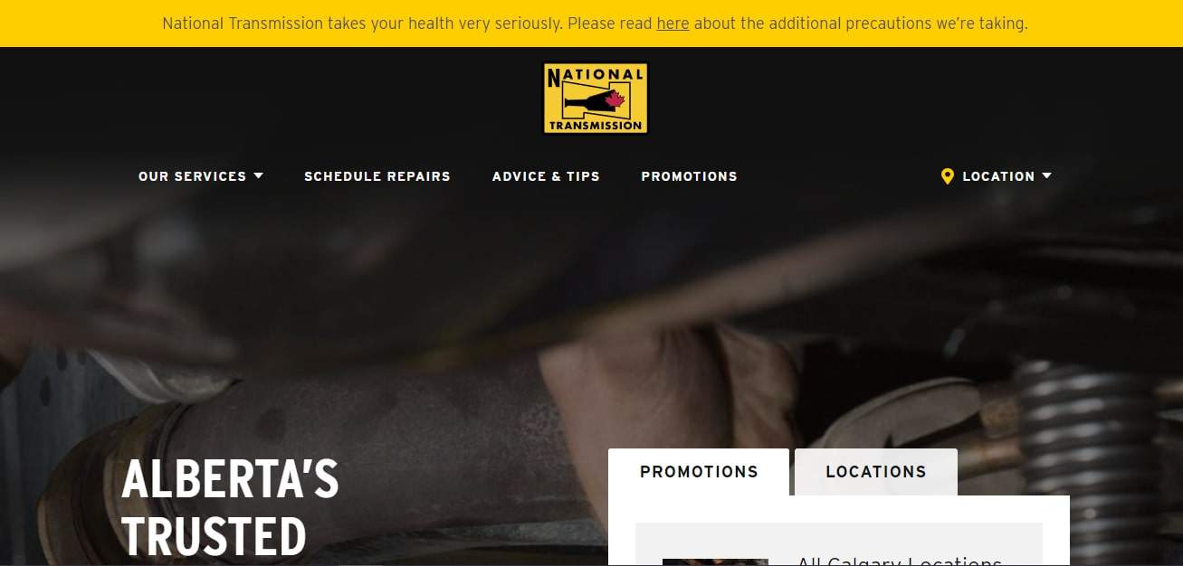 National Transmission's Homepage