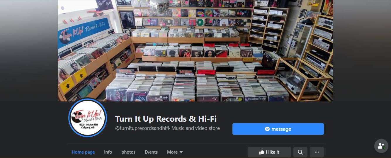 Turn It Up! Records & Hi-Fi's Homepage