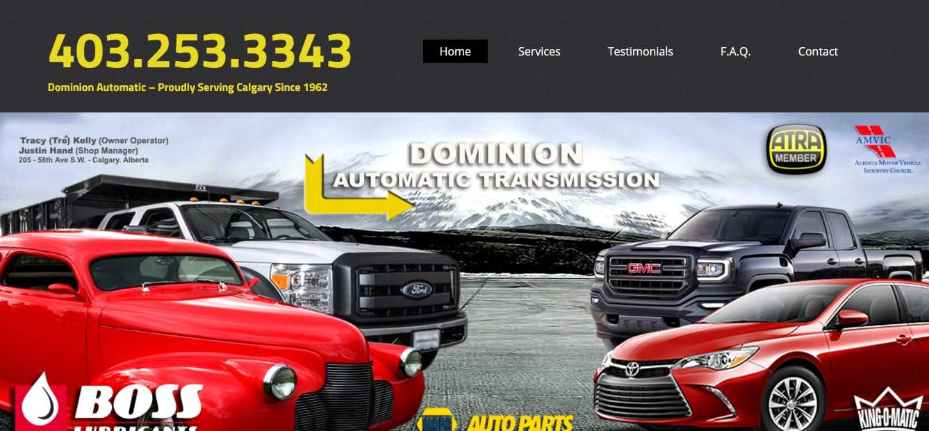 Dominion Automatic Transmission's Homepage