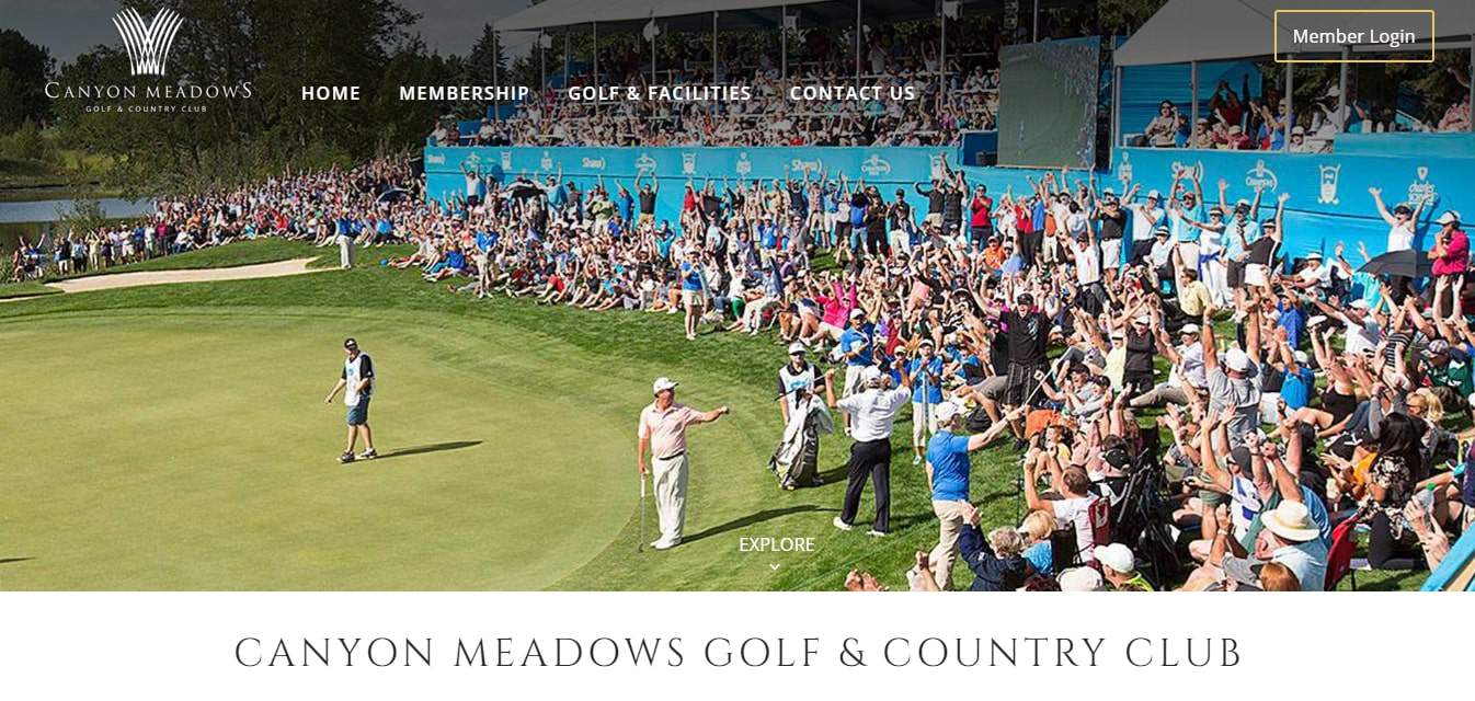 Canyon Meadows Golf and Country Club's Homepage