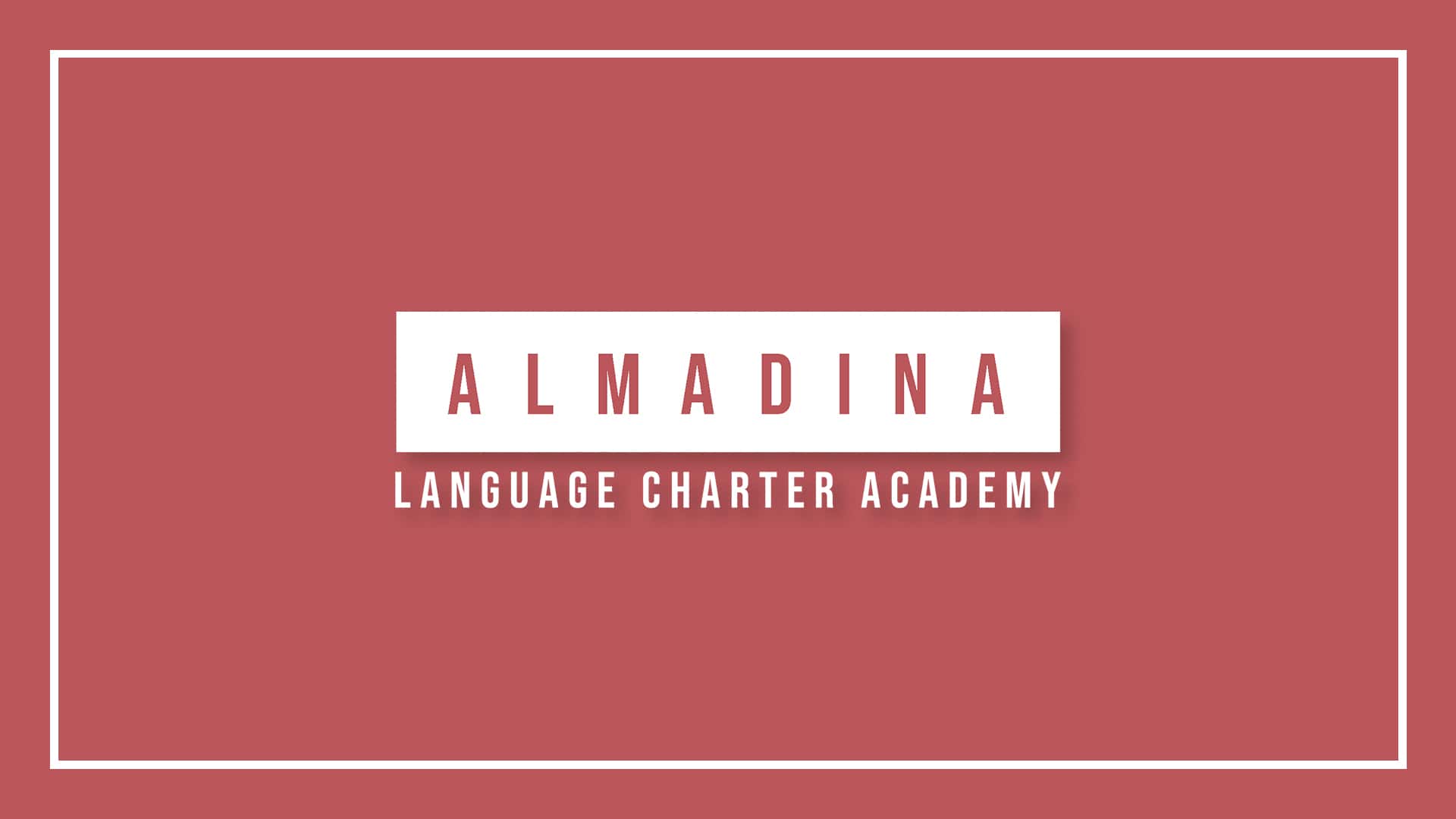 Almadina Language Charter Academy's Banner