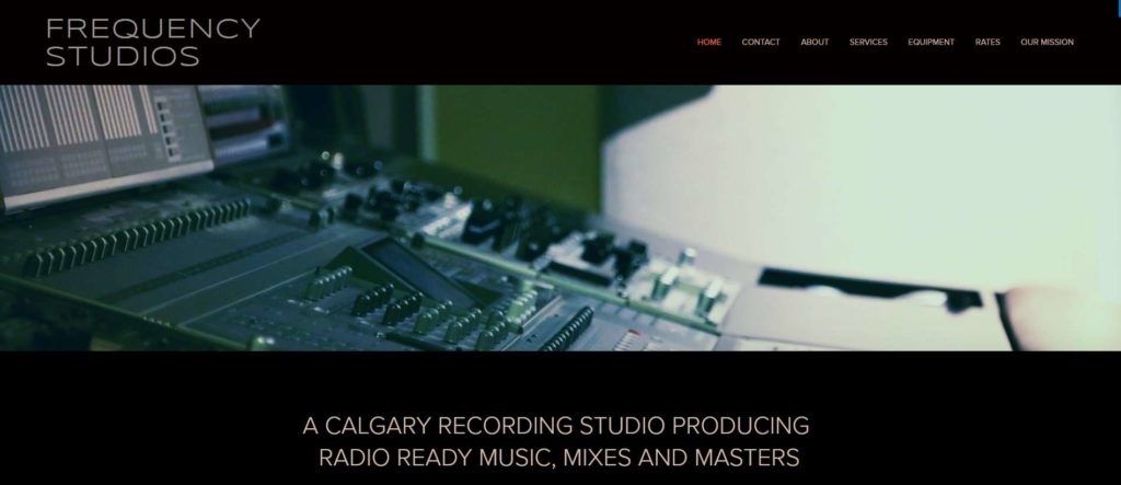Frequency Studios' Homepage