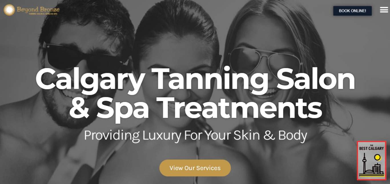 Homepage von Beyond Bronze Tanning & Spa