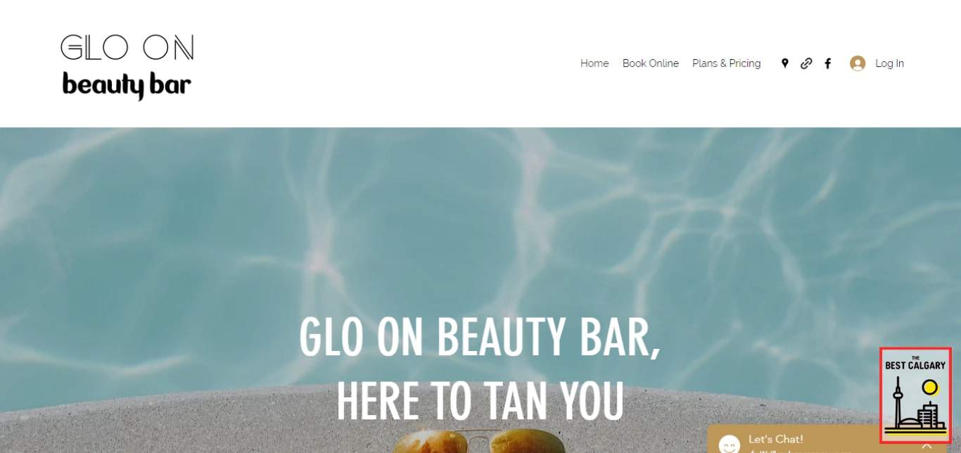 Homepage der Tan de Soleil Sonnenstudios Calgary