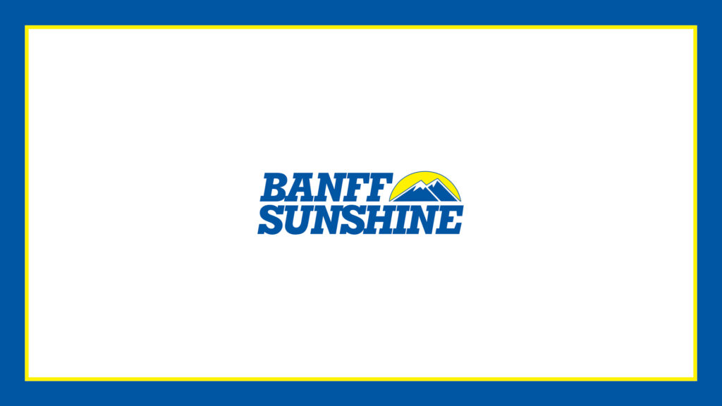 Banff Sunshine Village Ski's Banner