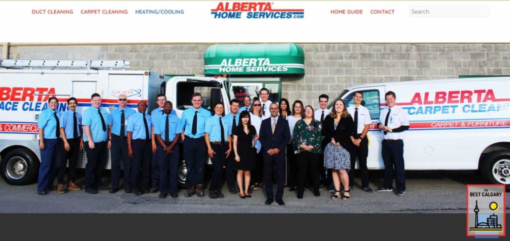 Alberta Home Services' Homepage