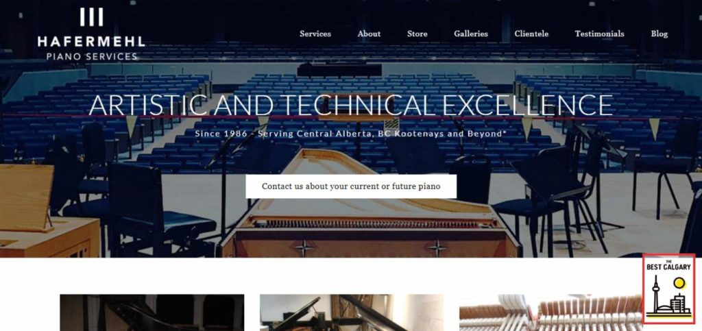 Hafermehl Piano Services' Homepage