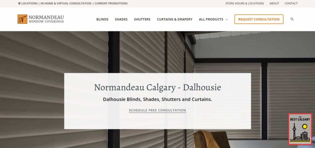 Normandeau Window Coverings Dalhousie Gallery's Homepage