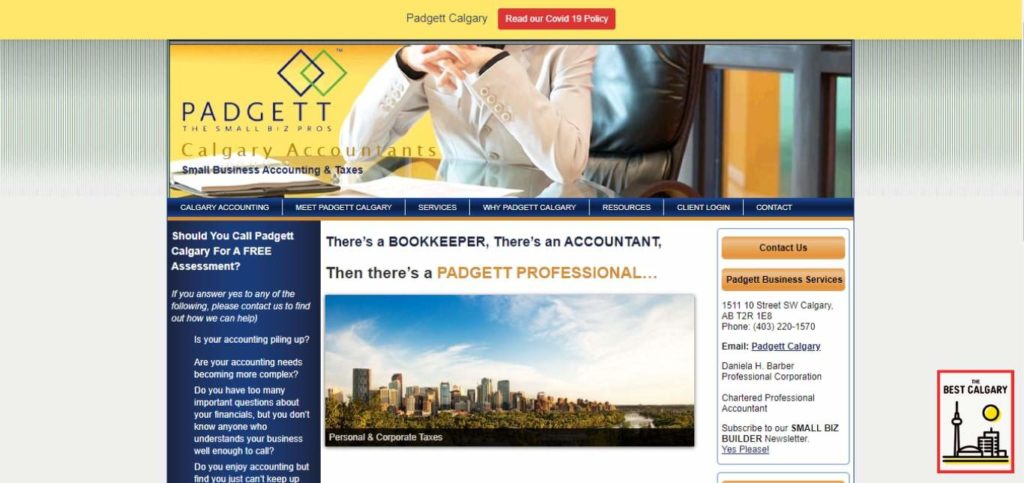 Padgett Calgary's Homepage