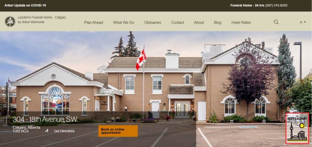 Leyden's Funeral Home - Calgary's Homepage