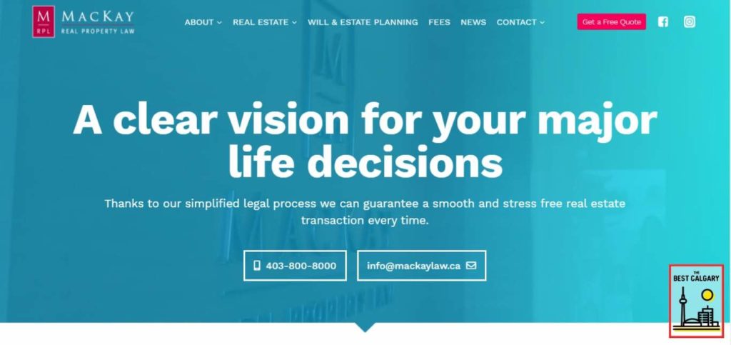 MacKay Real Property Law's Homepage