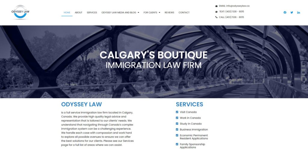 Odyssey Law's Homepage