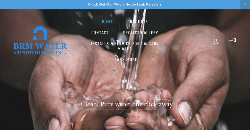 BRM Water Conditioning, Inc.'s Homepage