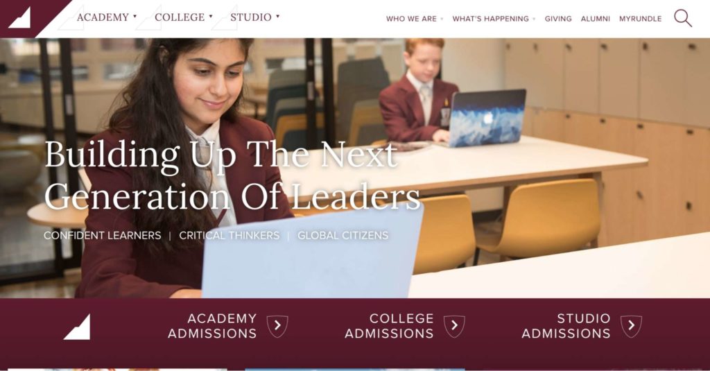 Rundle College's Homepage