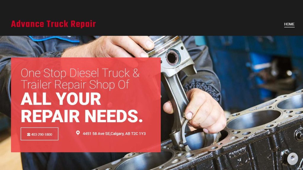 Advance Truck Repair Ltd.'s Homepage