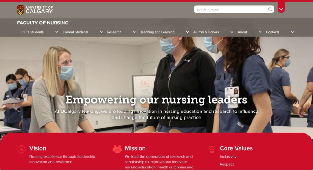 University of Calgary's Homepage