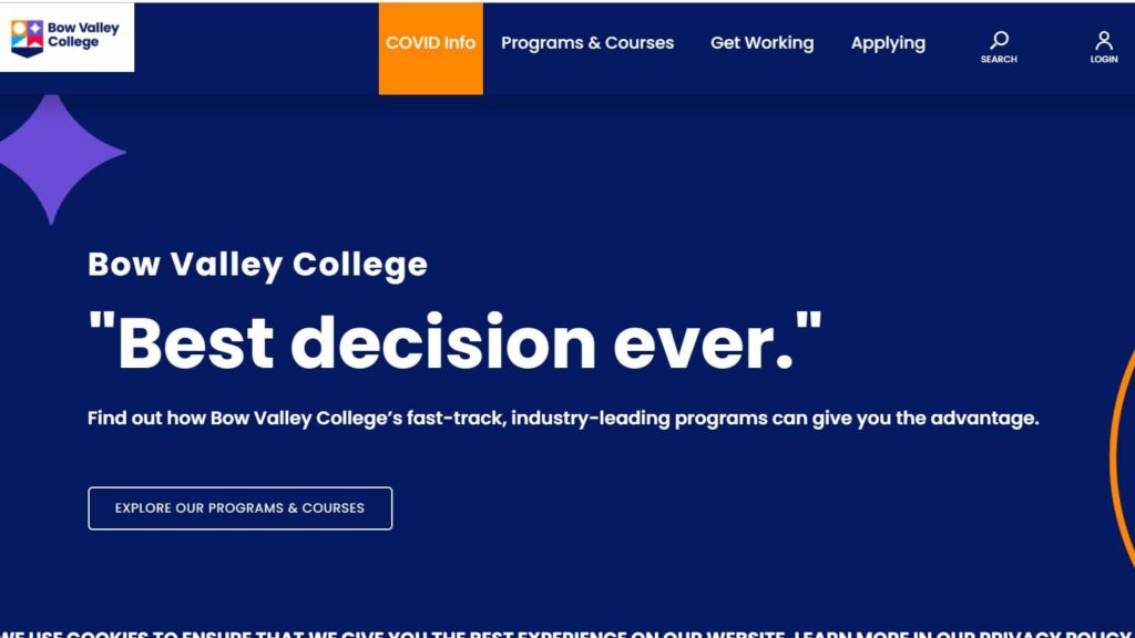 Bow Valley College's Homepage