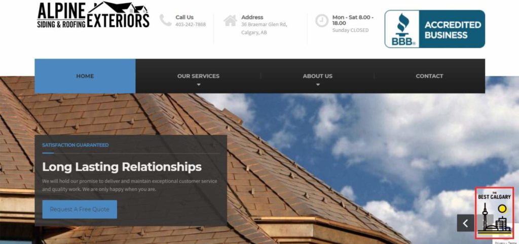 Alpine Eavestrough's Homepage