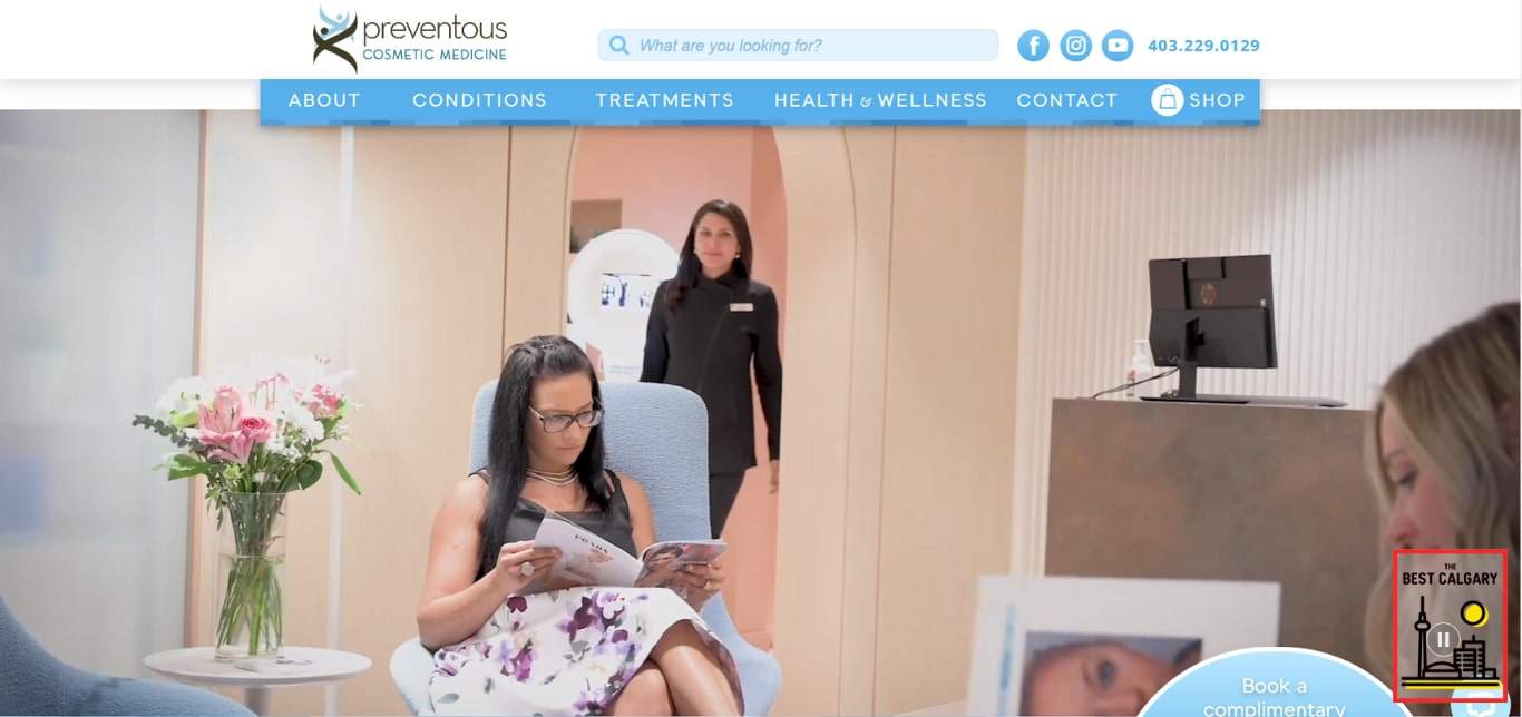 Preventous Cosmetic Medicine's Homepage
