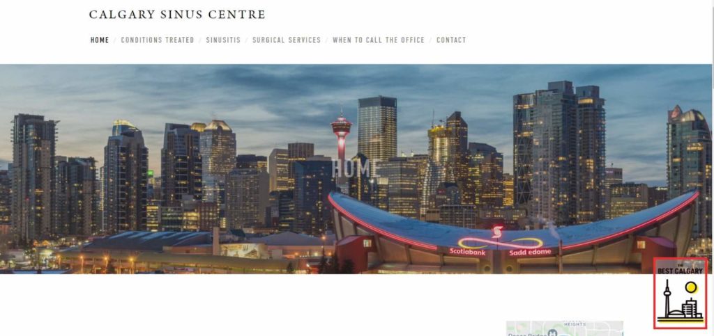 Calgary Sinus Centre's Homepage