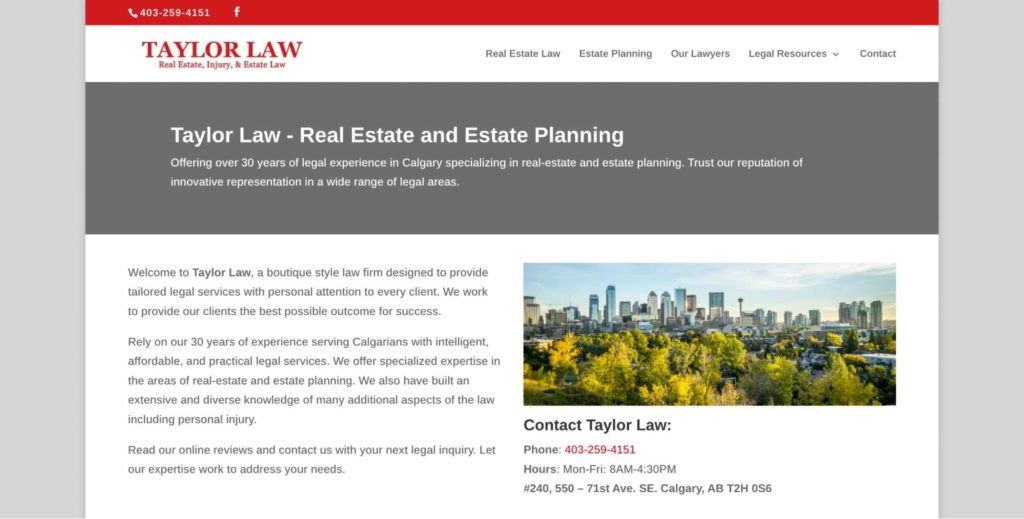 Taylor Law's Homepage