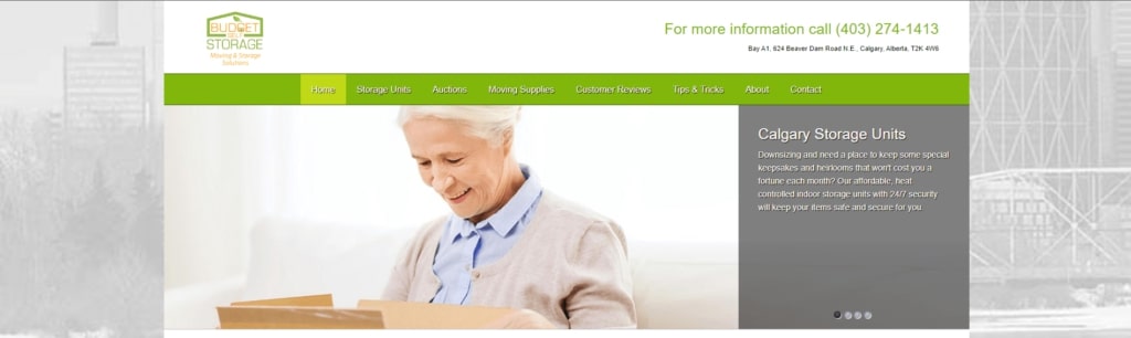 Budget Storage Calgary's Homepage