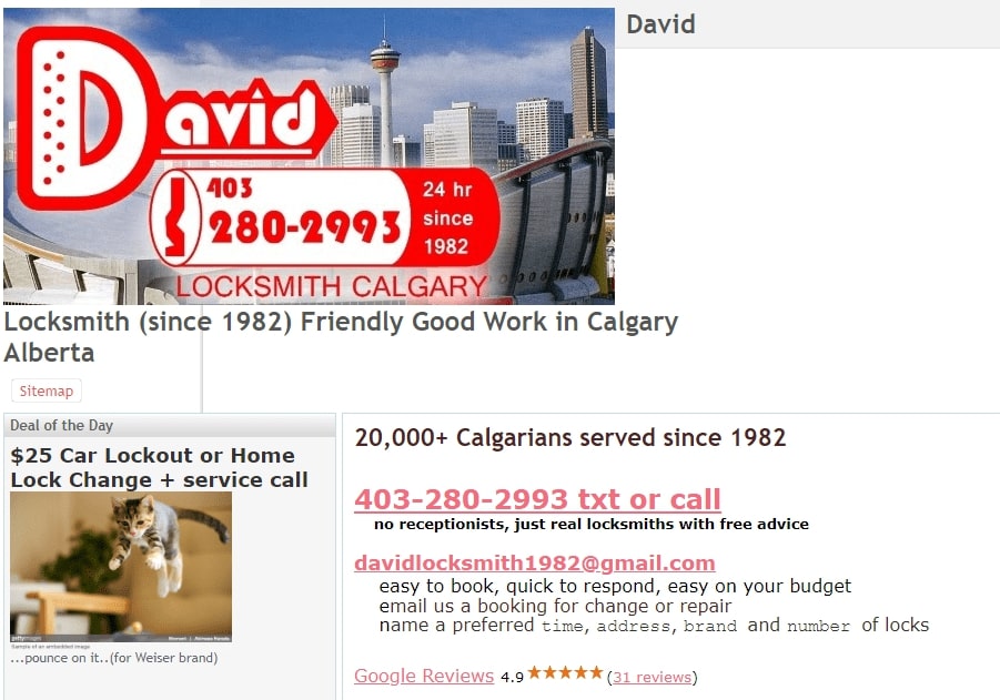 David Locksmith's Homepage