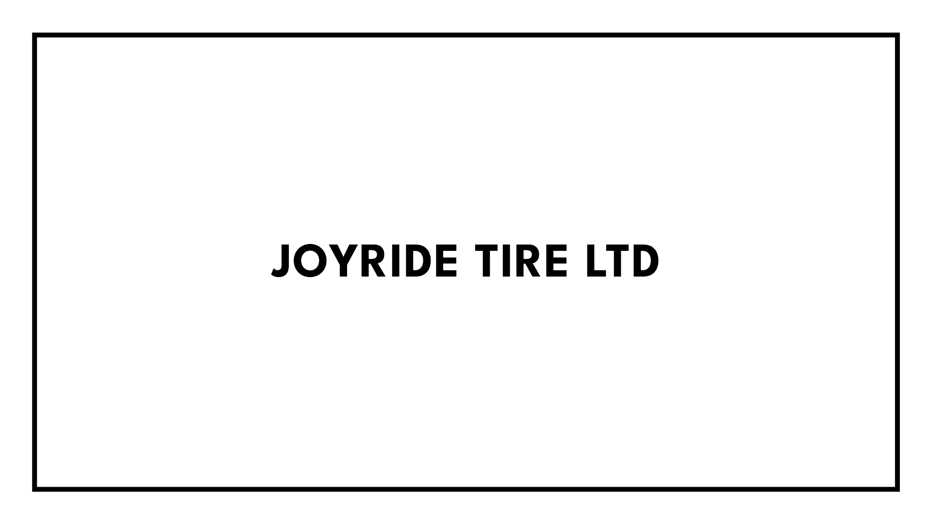 Joyride Tire LTD