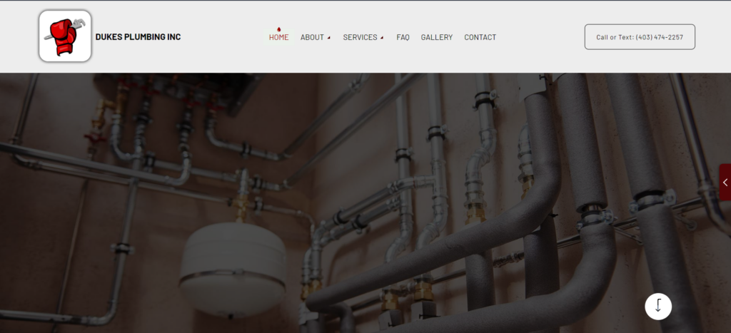 dukes plumbing inc homepage