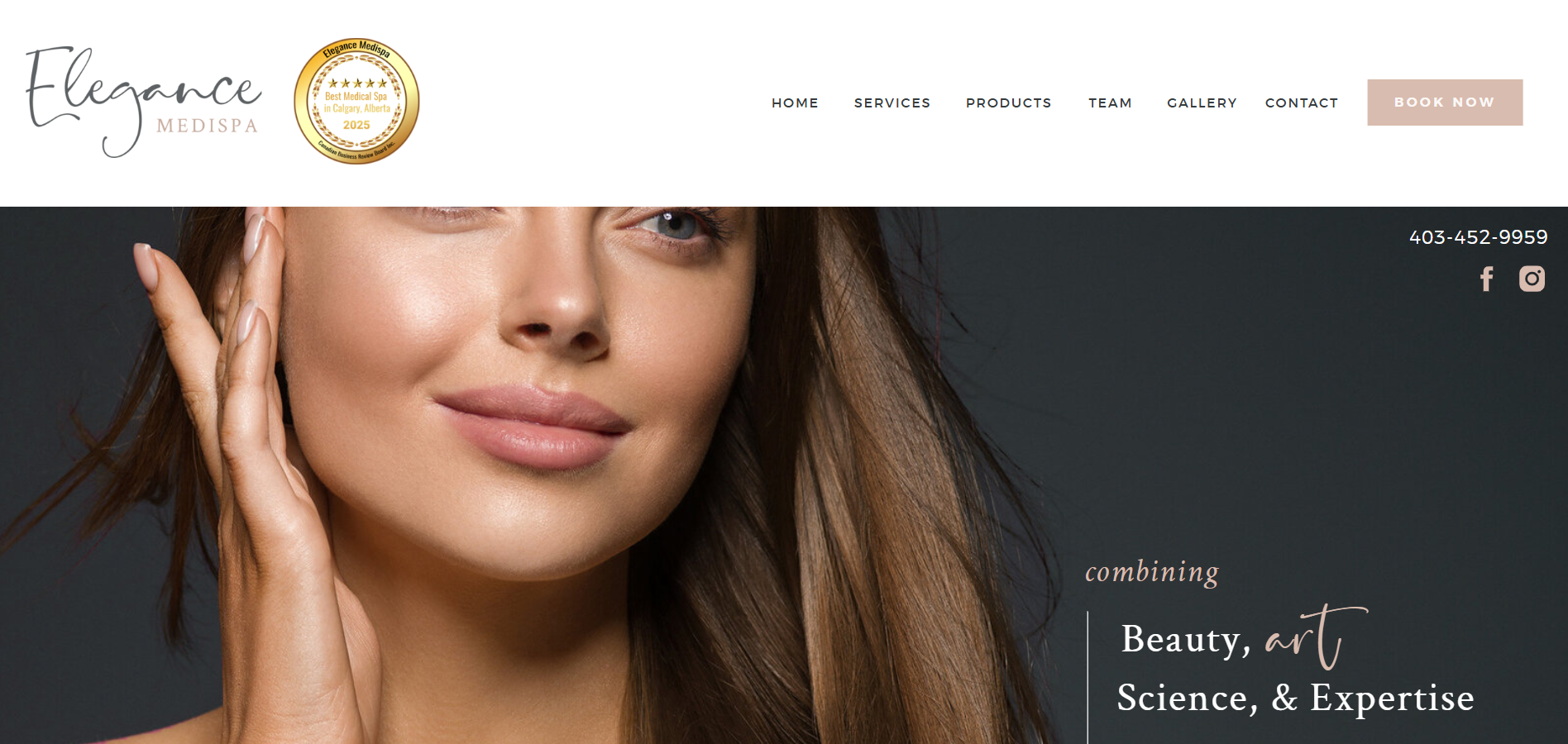 elegance medispa homepage