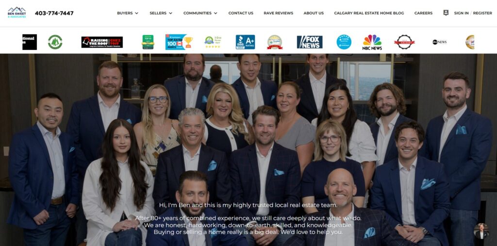 Ben Sweet & Associates homepage